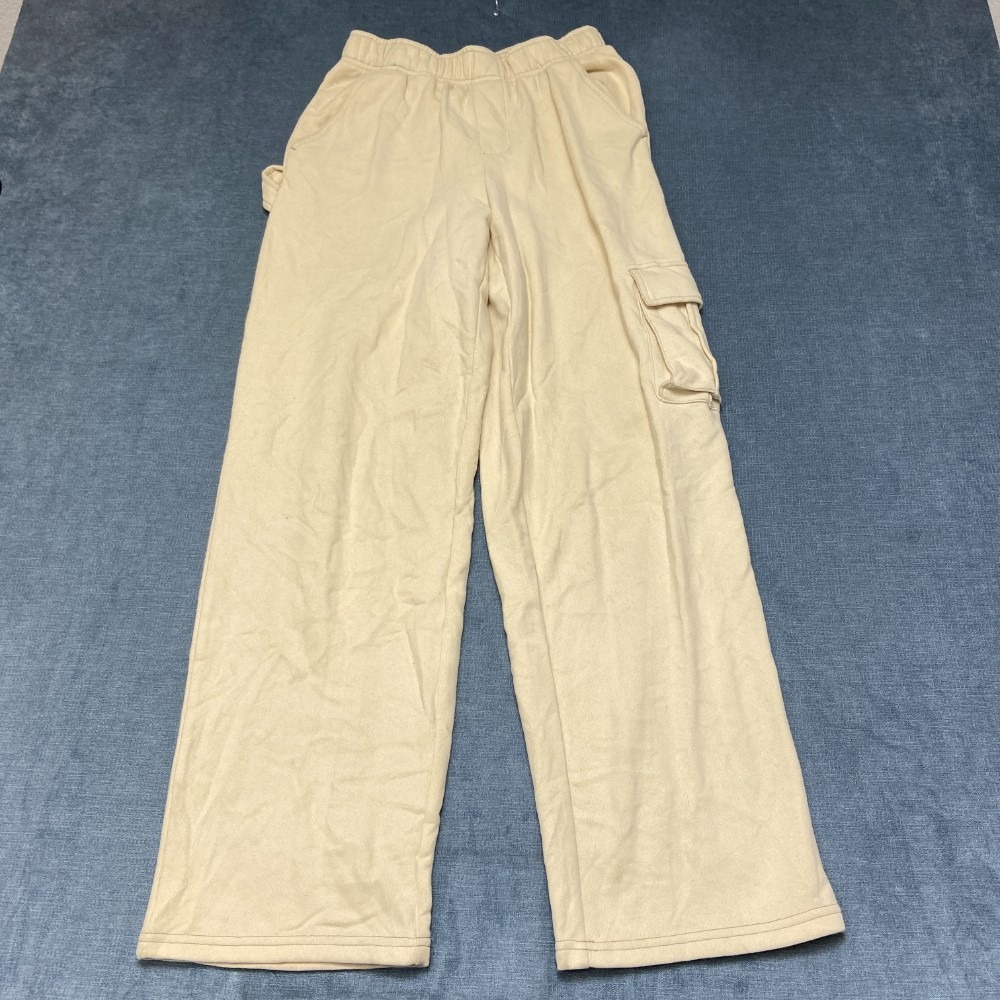 Pacsun Cargo Pants Mens XS Beige Fleece Lined Outdoor Workwear Utility Pocket